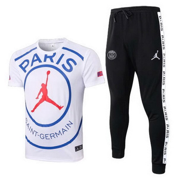 Camiseta de Entrenamiento Paris Saint Germain Conjunto Completo 2020 2021 Blanco